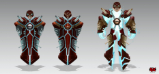 Xerath Battle Cast concept art from the video game League of Legends by Larry Ray
