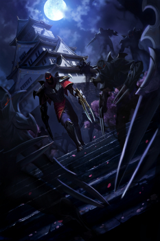 Zed Teaser concept art from the video game League of Legends