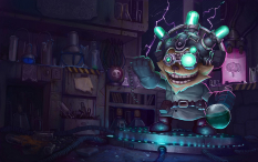 Ziggs Mad Scientist concept art from the video game League of Legends