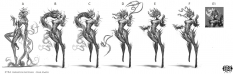Zyra Sketch concept art from the video game League of Legends
