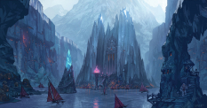 Freljord concept art from the video game League of Legends