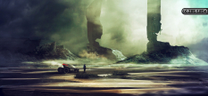 Environment Concept art from the video game Brascot 6