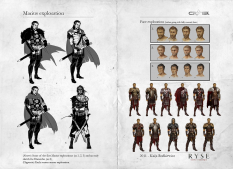 Marius concept art from the video game Ryse: Son of Rome by Kaija Rudkiewicz