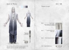 Spirit Of Winter concept art from the video game Ryse: Son of Rome by Kaija Rudkiewicz