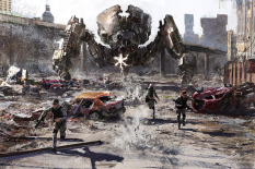 Attack concept art from the video game Outrise