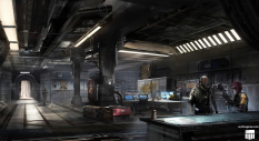 Bunker concept art from the video game Outrise