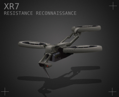 Drone concept art from the video game Outrise