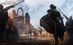 Arrival concept art from the video game Dragon Age: Inquisition by Matt Rhodes