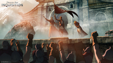 Coronation concept art from the video game Dragon Age: Inquisition by Matt Rhodes