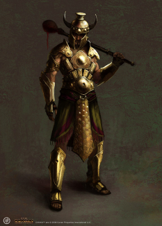 Conqueror concept art from the video game Age of Conan: Unchained by Alex Tornberg