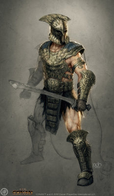 Guardian concept art from the video game Age of Conan: Unchained by Per Oyvind Haagensen