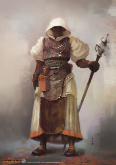 Child Of Yag-Kosha concept art from the video game Age of Conan: Unchained by Alex Tornberg
