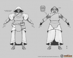 Children Of Yag-Kosha concept art from the video game Age of Conan: Unchained by Alex Tornberg