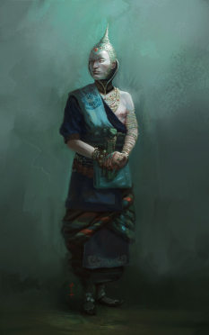 Priest Of Mitra concept art from the video game Age of Conan: Unchained by Alex Tornberg
