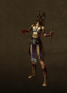 Acheronian Female Warrior concept art from the video game Age of Conan: Unchained