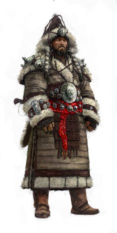 Hyrkanian Raider concept art from the video game Age of Conan: Unchained