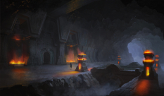 Environment Concept concept art from the video game Age of Conan: Unchained by Lin Bo