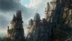 Environment Concept concept art from the video game Age of Conan: Unchained by Grant Regan