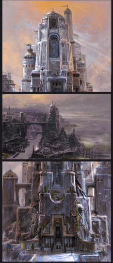 King Conan's Castle concept art from the video game Age of Conan: Unchained