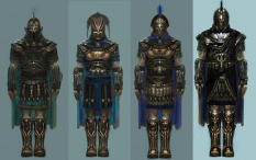 Aquilonian Armour concept art from the video game Age of Conan: Unchained