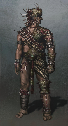 Light Armour concept art from the video game Age of Conan: Unchained