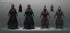 Scarlet Circle Armour concept art from the video game Age of Conan: Unchained by Per Oyvind Haagensen