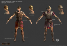 Zingaran Armour Sets concept art from the video game Age of Conan: Unchained by Grant Regan