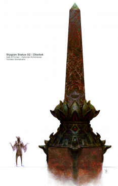 Stygian Artifact concept art from the video game Age of Conan: Unchained by Torstein Nordstrand
