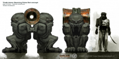 Thoth-Amons Stunning Pulse Bot concept art from the video game Age of Conan: Unchained by Torstein Nordstrand