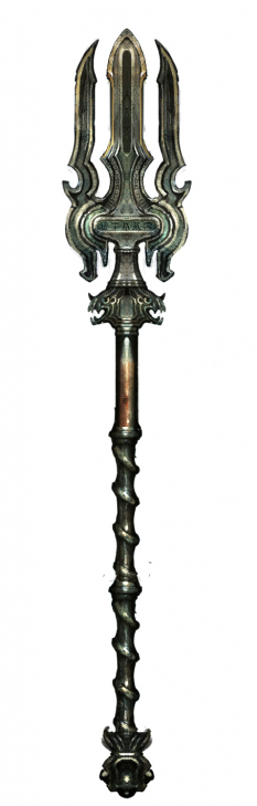 Atlantean Weapon concept art from the video game Age of Conan: Unchained
