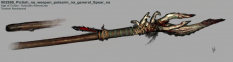 Pictish Polearm concept art from the video game Age of Conan: Unchained by Torstein Nordstrand