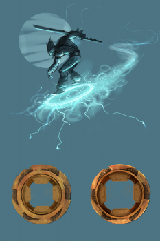 Monkey's Cloud concept art from the video game Enslaved: Odyssey to the West