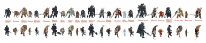 Units concept art from the video game The Banner Saga