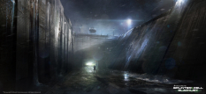 Bunker Entrance concept art from the video game Splinter Cell: Blacklist by Nacho Yague