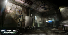 Evidence Room concept art from the video game Splinter Cell: Blacklist by Nacho Yague