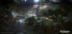 Kobin Back Exit concept art from the video game Splinter Cell: Blacklist by Nacho Yague
