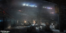 Last Scene concept art from the video game Splinter Cell: Blacklist by Nacho Yague