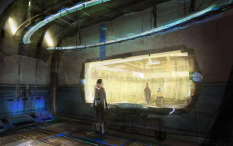 Labs concept art from the video game Remember Me by Gregory Zoltan Szucs
