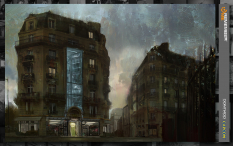 Neo Paris concept art from the video game Remember Me by Gregory Zoltan Szucs