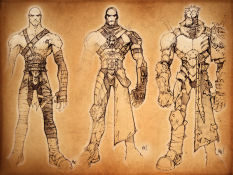 Character Concept concept art from the video game Dungeon Runners by Joe Madureira