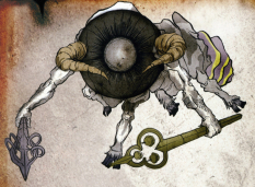 Bull Charger concept art from the video game Okami
