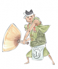 Yama concept art from the video game Okami