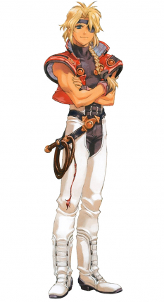Bartholomew Fatima concept art from the video game Xenogears