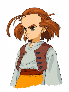 Dan concept art from the video game Xenogears