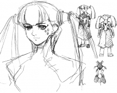 Talone concept art from the video game Xenogears
