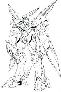 Alpha Weltall concept art from the video game Xenogears
