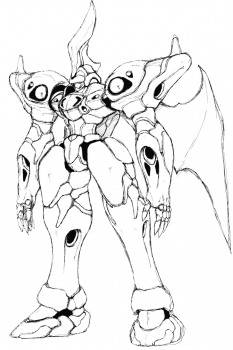Andvari concept art from the video game Xenogears