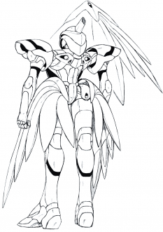Regurus Back concept art from the video game Xenogears