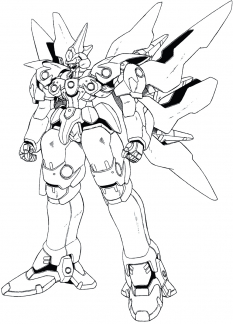 Weltall 2 Sketch concept art from the video game Xenogears