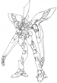 Weltall Id Rough concept art from the video game Xenogears